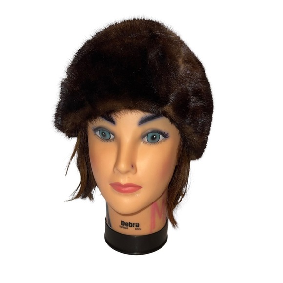 Vintage Mink Natural Fur Hat main image 4
